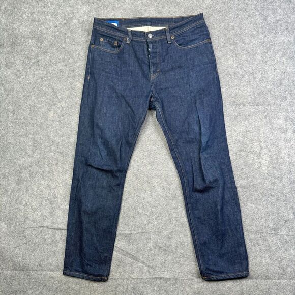 Acne Studios Other - Acne Studios Bla Konst Jeans 31x32 Dark Wash Blue Selvedge Denim 32x26 MEAS